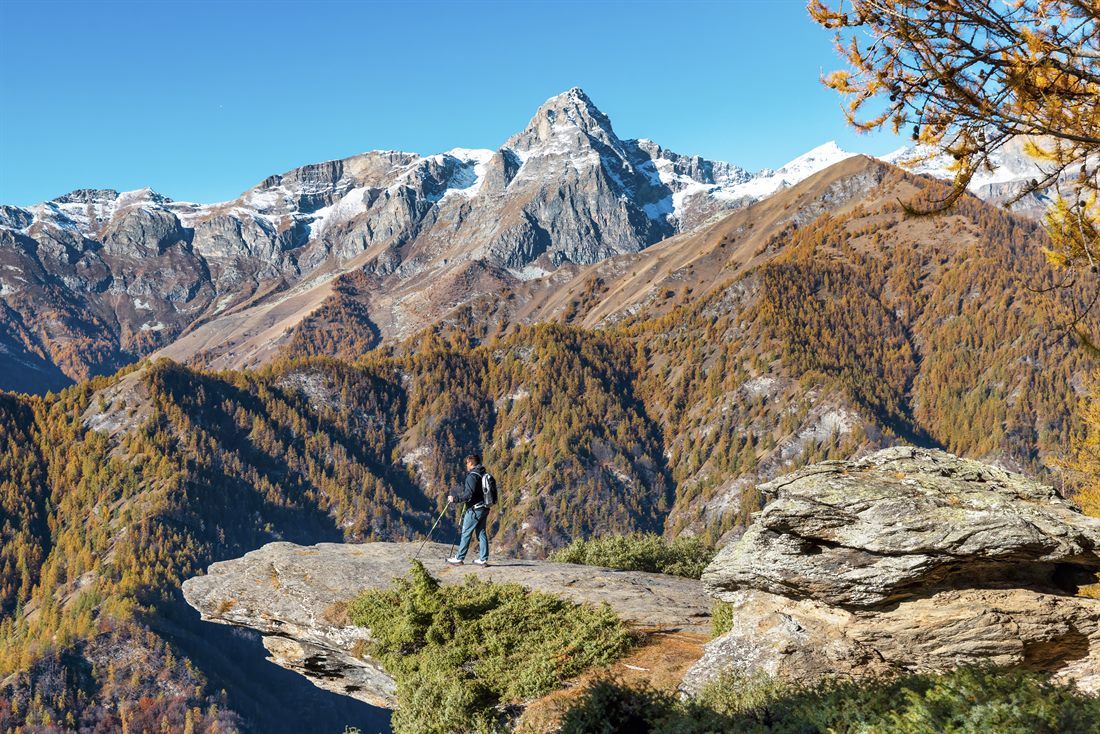 Panorama lungo il sentiero Ussolo – Elva